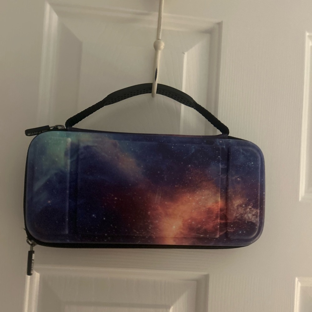 Galaxy-Themed Handheld Console Case